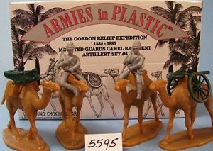1/32 Gordon Relief Expedition 1884-85 Camel Regiment Artillery Set #4 (2 Mtd + 2 Camels) №1
