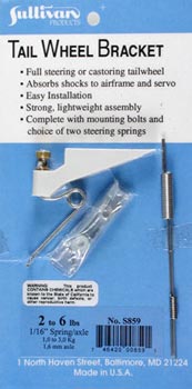 859 Tailwheel Bracket 20-40 2-6 lbs №1