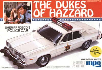 1/25 Dukes of Hazzard Sheriff Roscoe's Police Car №1