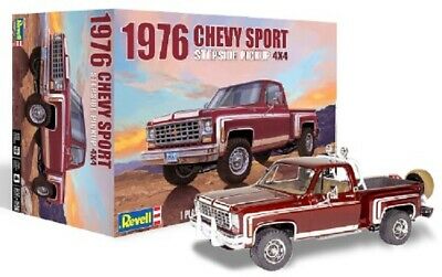 1/24 1976 Chevy Sport Stepside 4x4 Pickup Truck1/24 1976 Chevy Sport Stepside 4x4 Pickup Truck