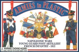 1/32 Napoleonic Wars 1812 Young Guard Foot Artillery French Infantry (20)