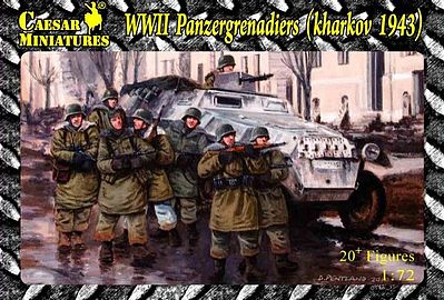 1/72 WWII Panzergrenadiers Kharkov №1