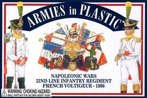 1/32 Napoleonic Wars 1806 32nd Line Infantry Regiment French Voltigeur (20)