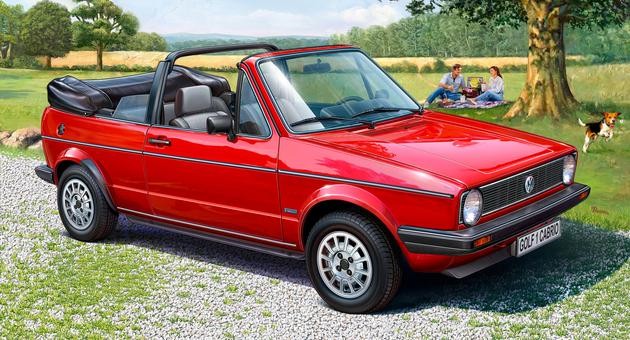 1/24 VW Golf 1 Convertible Car №1
