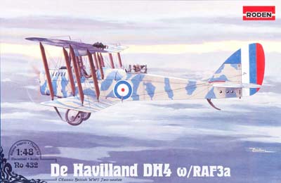 1/48 DeHavilland DH4 w/RAF 3A №1