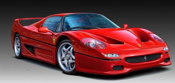 1/24 Ferrari F50 Coupe Sports Car №1