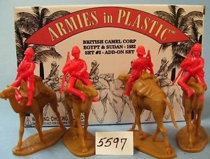 1/32 Egypt & Sudan 1882 British Camel Corp Set #2 (4 Mtd) №1