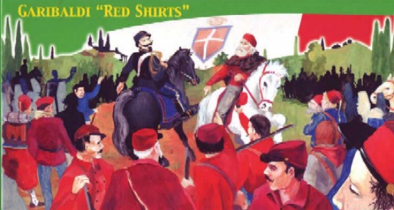 1/72 Garibaldi Red Shirts (35 w/2 Horses) №1
