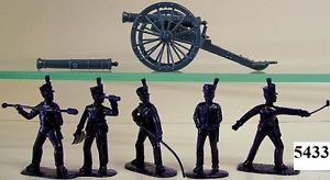 1/32 Napoleonic Wars Waterloo 1815 King's German Legion Foot Artillery (5) №1