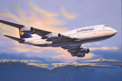 1/144 B747-400 Lufthansa Airliner №1