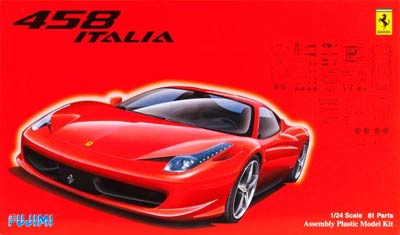 1/24 2009 Ferrari 458 Italia Sports Car №1