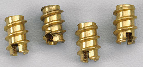 BRASS THREADED INSERT 4-40 (4) №1