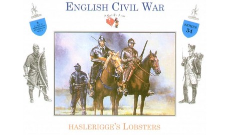 1/32 English Civil War: Haslerigges Lobsters Cavalry (4 Mtd) №1