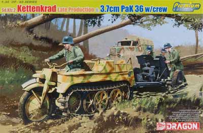 1/35 Sd.Kfz.2 Kettenkrad/3.7cm Pak 36 Cre №1