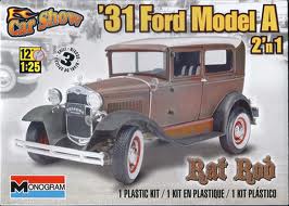 1/25 1931 Ford Model A Rat Rod (2 in 1)  №1