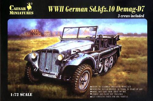 1/72 WWII German SdKfz 10 Demag №1