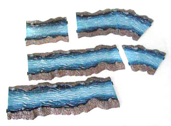 Multi-Scale for 1/72-1/32 River 6pc Set (Painted) №1