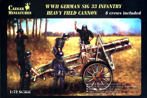 1/72 WWII German SiG33 Infantry №1