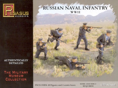 1/72 Russian Naval Infantry WWII (40) №1