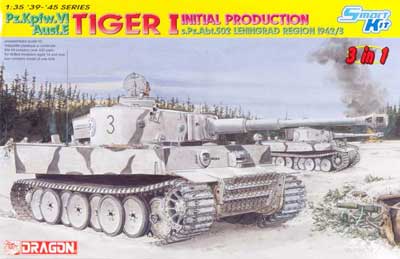 1/35 Tiger I S.PZ.ABT.502 Lenigrad Region №1