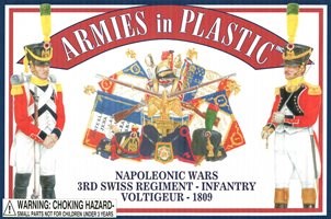 1/32 Napoleonic Wars 1809 3rd Swiss Regiment Infantry Voltigeur (20)