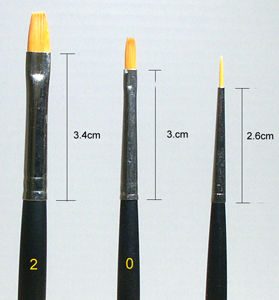 87067 Modeling Brush High Finish Standard Set (3) №1