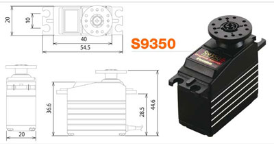 S9350 Servo Digital Hi Torque 1/8 Scale №1