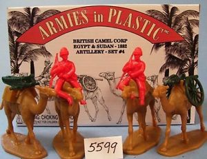 1/32 Egypt & Sudan 1882 British Camel Corp Artillery Set #4 (2 Mtd + 2 Camels) №1