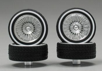 1/24-1/25 Chrome DZ's w/Whitewall Tire