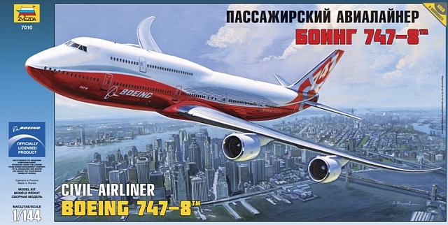 Пассажирский авиалайнер Боинг 747-8 №1