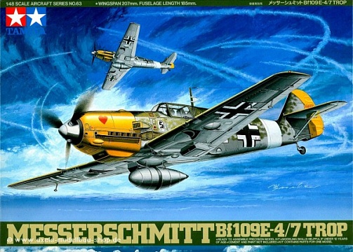 1/48 Messerschmitt Bf109E-4/7 Tropical №1