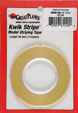 STRIPE TAPE YELLOW 1/8`` №1