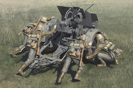 1/35 German 20mm Flak 38 crews