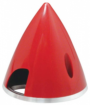 Spinner 2-1/4" Nylon Alum Red №1
