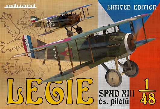 1/48 Legie Spad XIII cs pilotu BiPlane (Ltd Edition Plastic Kit) (D) №1