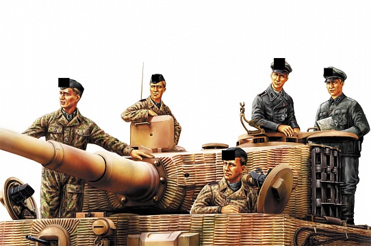 1/35 German Panzer Tank Crew (Normandy 1944) №1