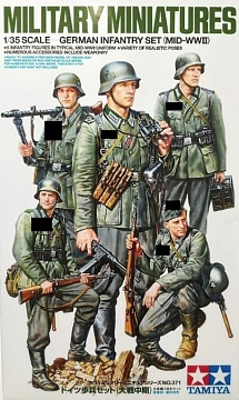 1/35 German Infantry Set (Mid-WWII) №1