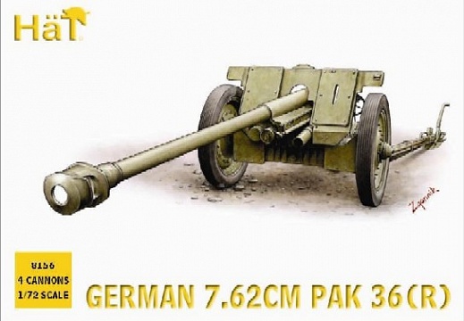 1/72 German 7.62cm PaK 36(R) Gun (4) №1