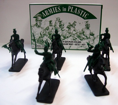 1/32 Franco-Prussian War 1870-1871 German Ulhans (5 Mtd) №1