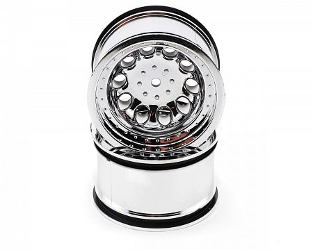 Revolver 3.2" StableMaxx Offset Wheels 14mm Hex Chrome (2) №1
