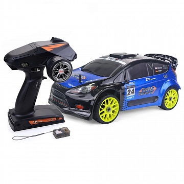 Ралли 1/8 электро - ZD Racing Ford Fiesta Полноприводная радиоуправляемая раллийная машина с кузовом Ford Fiesta с бесколлекторным двигателем, масштаб 1/8.
