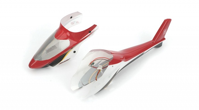 Complete Red Canopy with LEDs №1