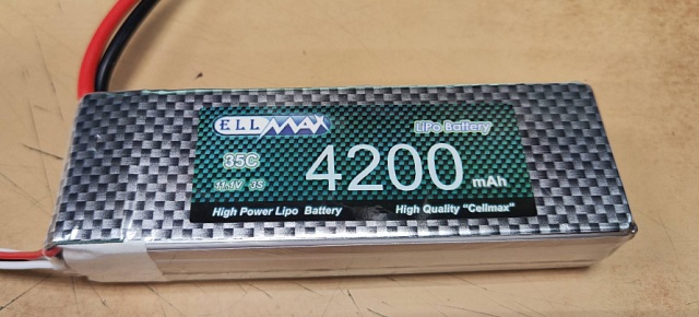 4200MAH 11.1V 35C 3S1P LIPO BATTERY PACK