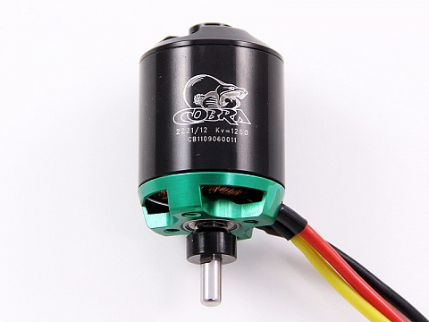 COBRA 2221-12, электромотор бесколлекторный, outrunner, 1250KV