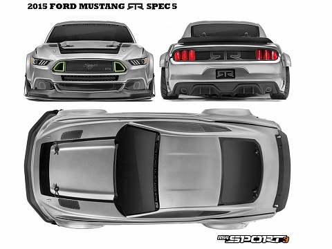 Туринг 1/10 -  RS4 SPORT 3 2015 FORD MUSTANG RTR SPEC 5 №3