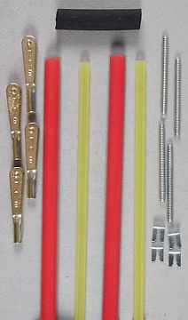 504 Flex Pushrod w/Gold'N Clevis 48" (2)  №1