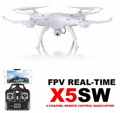 X5SW 4CH quadcopter with 6AXIS GYRO (с FPV камерой)