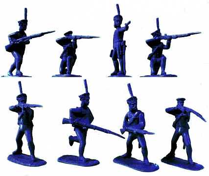 1/32 Napoleonic Wars Russian Army Jaeger - Grenadiers (16) №1