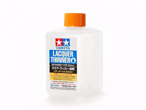 Растворитель LACQUER THINNER, содержащий компонент-замедлитель, объем 250мл.