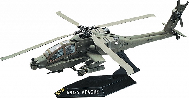 1/72 SnapTite Apache Helicopter Desktop №1